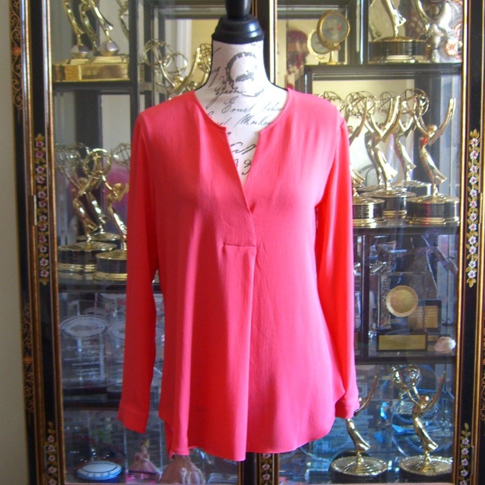 VINCE CAMUTO CORAL TUNI TOP XS